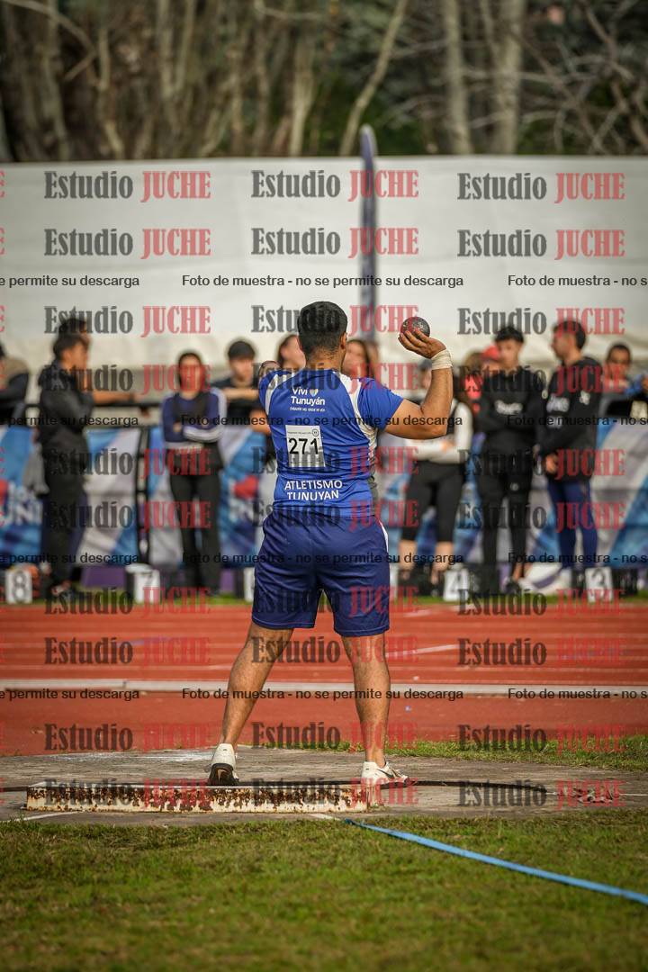 Fotos del lanzamiento de bala de varones