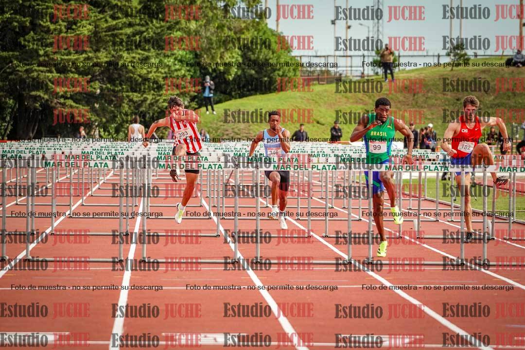 Fotos de los 110 m con vallas de varones
