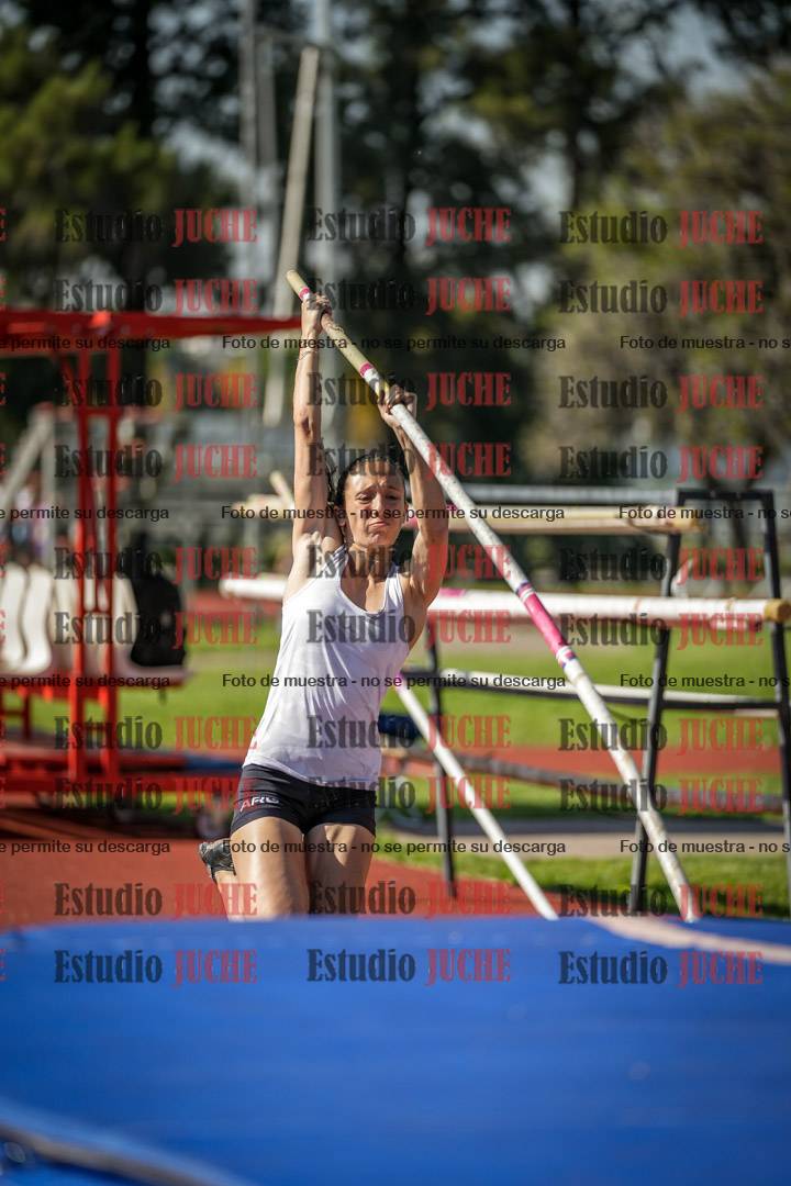 Fotos del salto con garrocha de mujeres y varones
