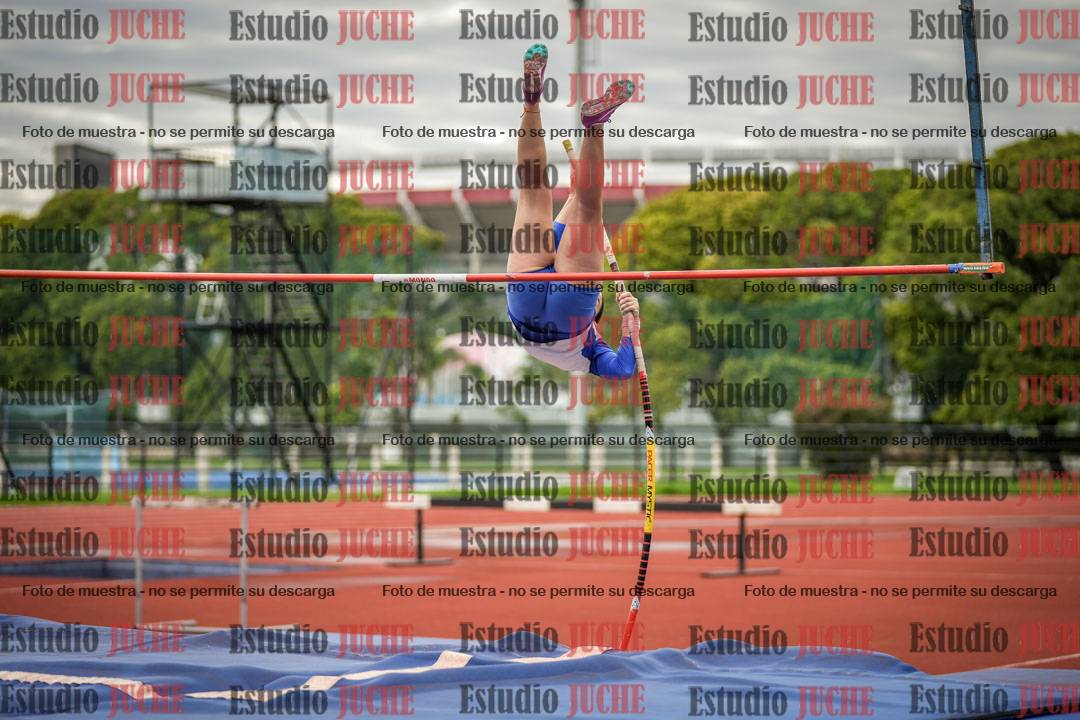 Fotos del salto con garrocha de mujeres y varones
