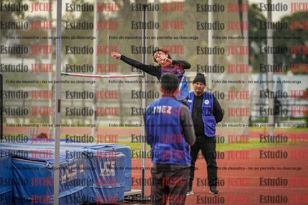 Fotos del salto en alto de varones