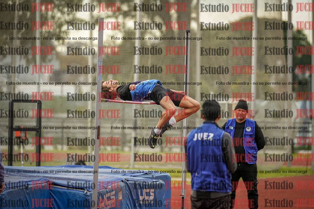 Fotos del salto en alto de varones