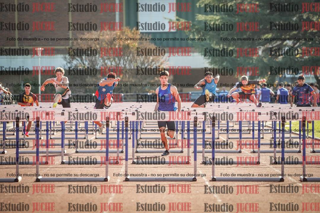 Fotos de los 110 m con vallas de varones