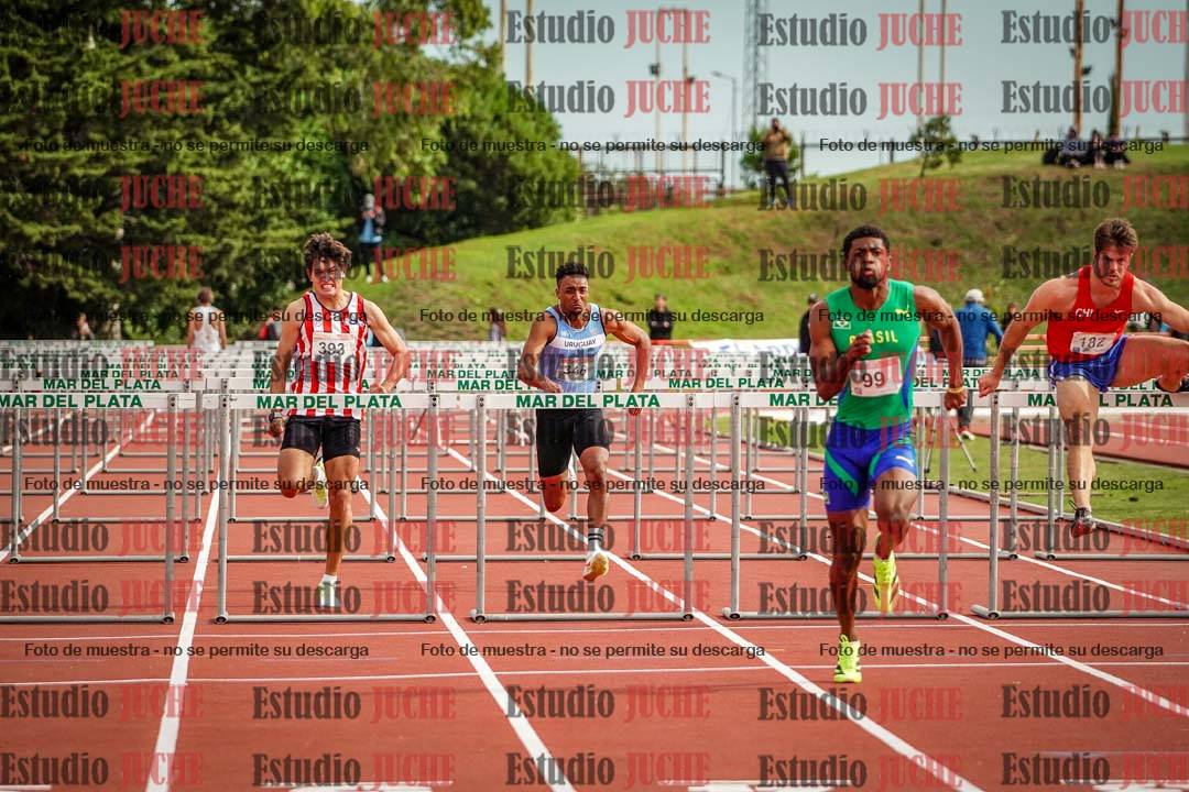 Fotos de los 110 m con vallas de varones