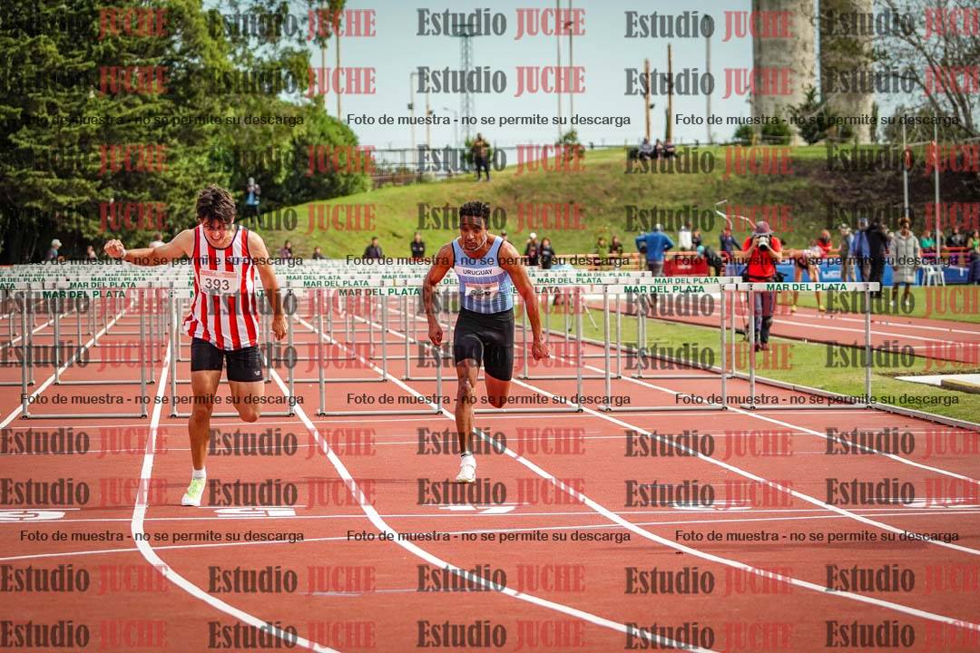 Fotos de los 110 m con vallas de varones