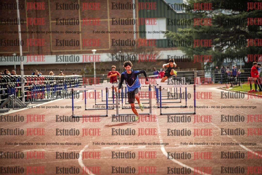 Fotos de los 110 m con vallas de varones