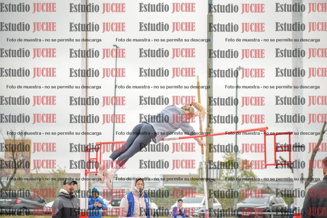 Fotos del salto con garrocha de mujeres y varones