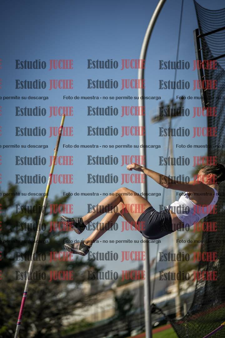 Fotos del salto con garrocha de mujeres y varones