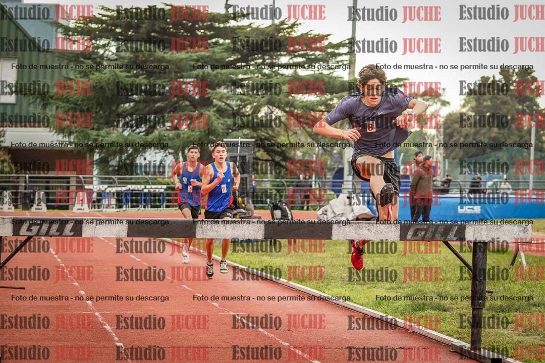 Fotos de los 3000 m con obstáculos de varones