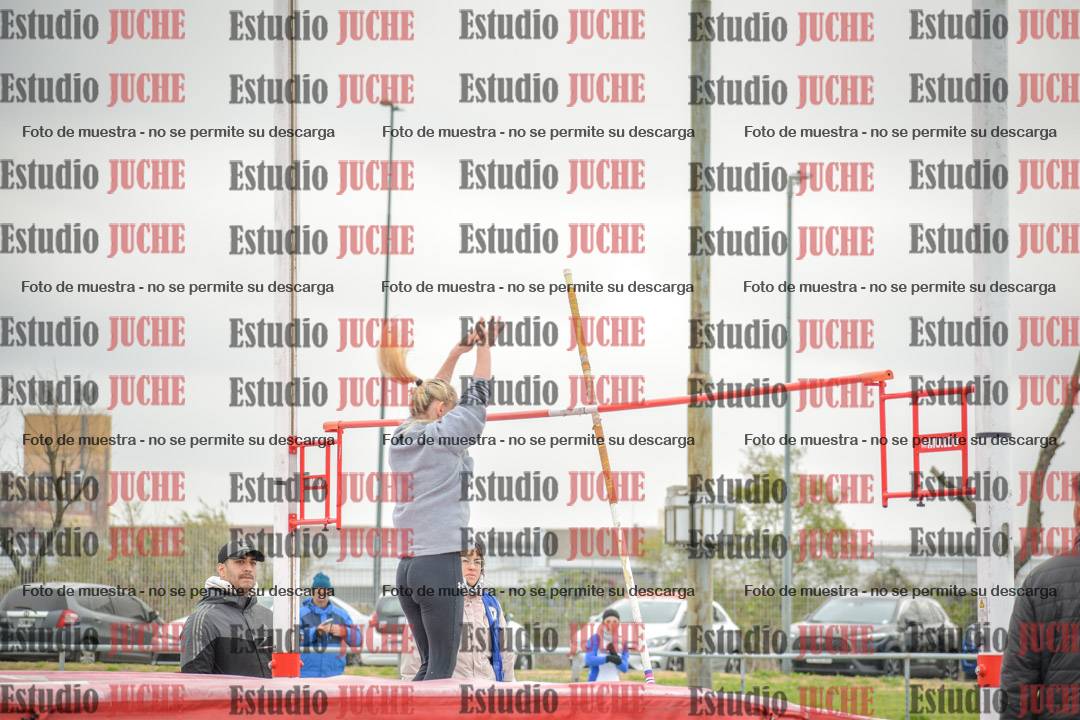 Fotos del salto con garrocha de mujeres y varones