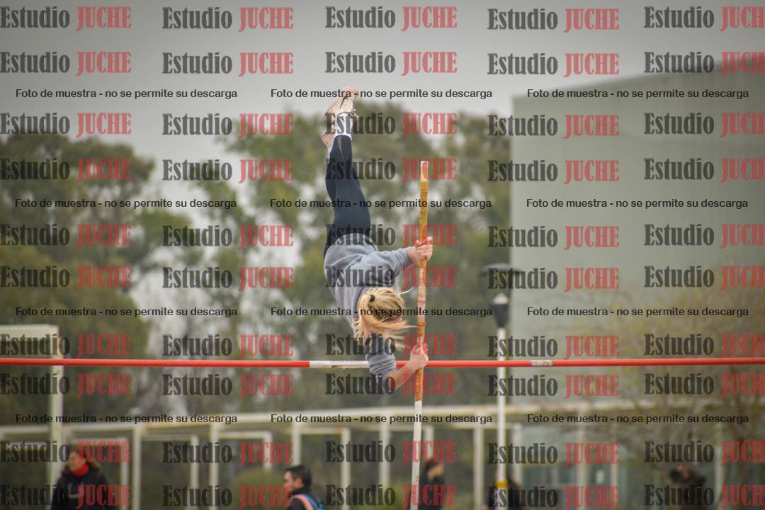 Fotos del salto con garrocha de mujeres y varones