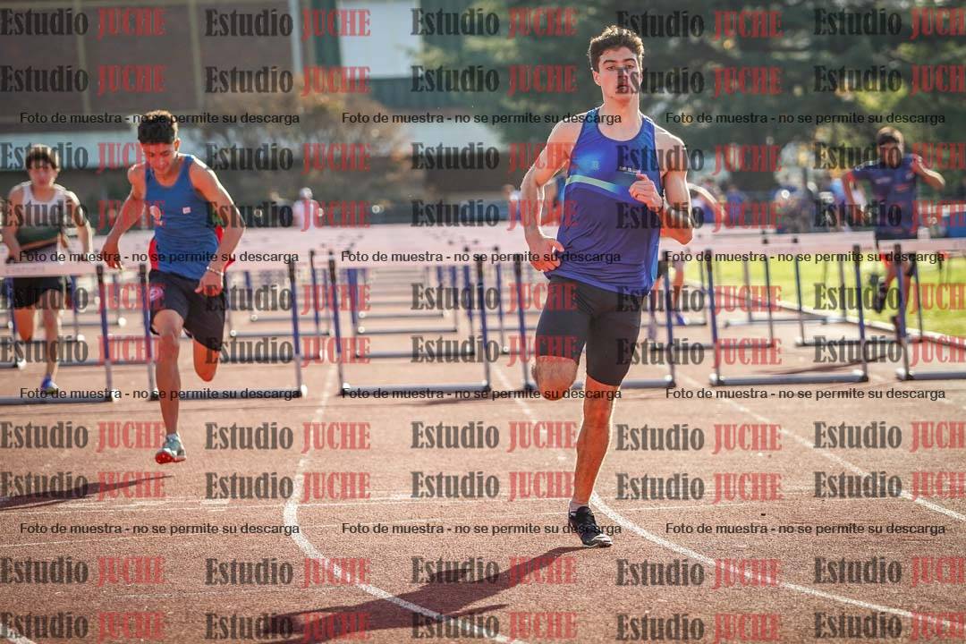 Fotos de los 110 m con vallas de varones