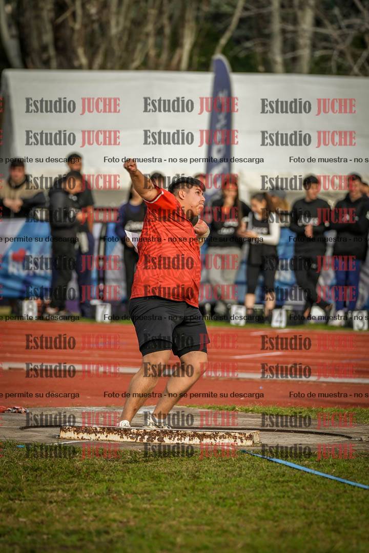 Fotos del lanzamiento de bala de varones