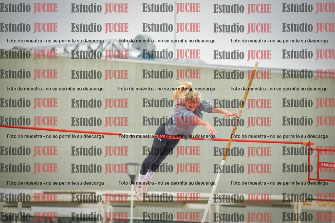 Fotos del salto con garrocha de mujeres y varones