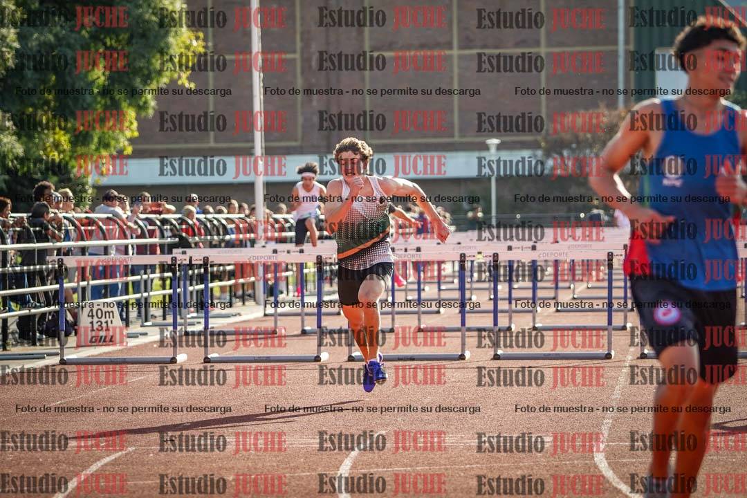 Fotos de los 110 m con vallas de varones