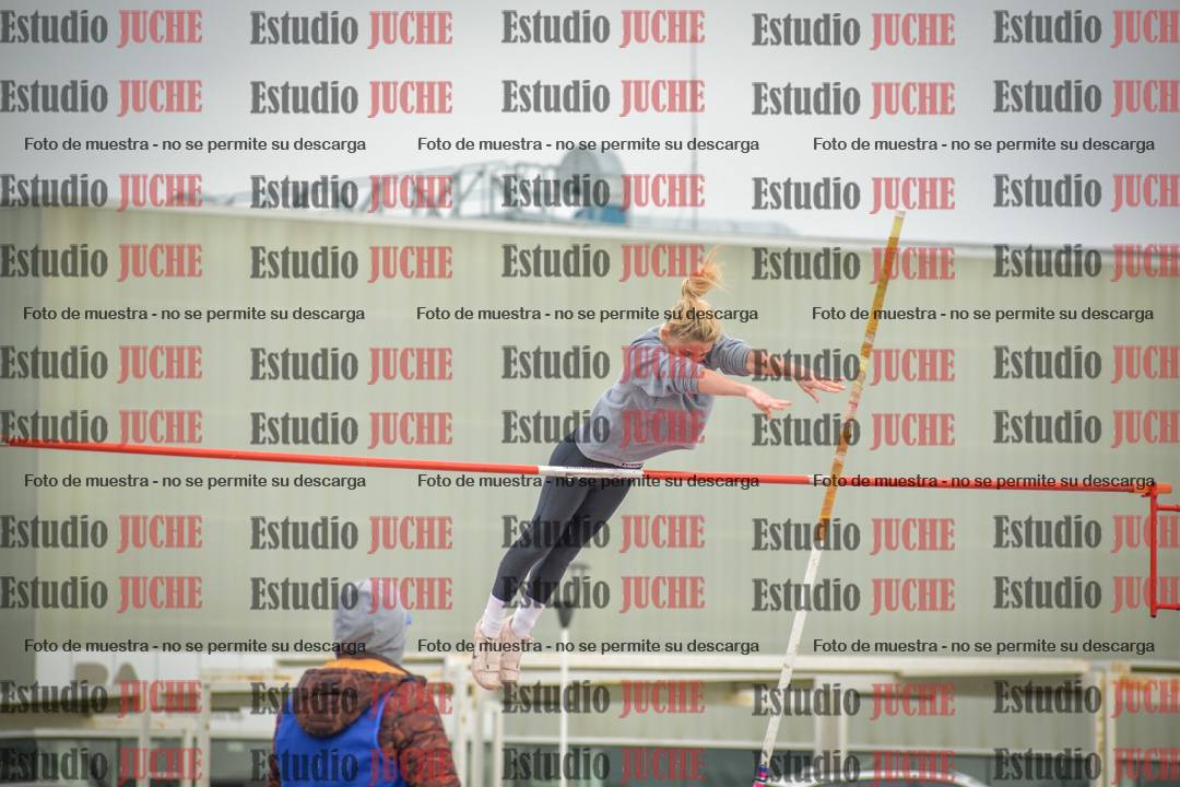 Fotos del salto con garrocha de mujeres y varones