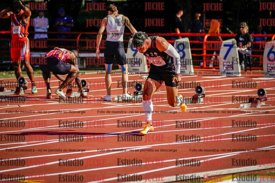 Fotos de los 100 m de varones