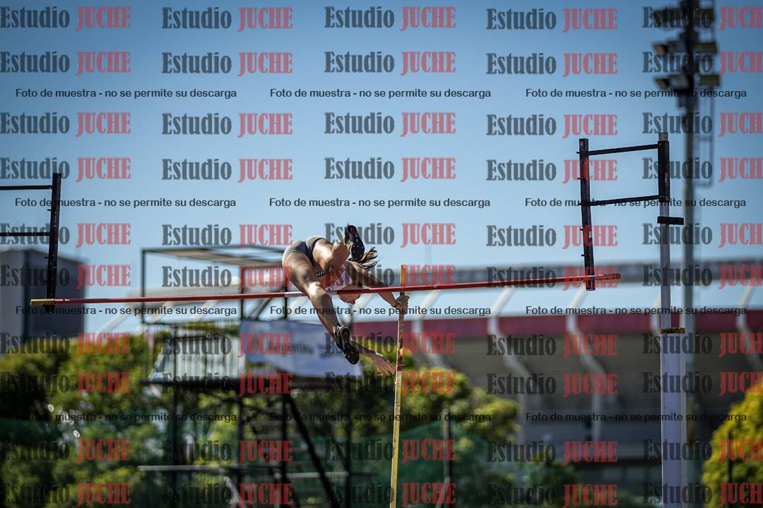 Fotos del salto con garrocha de mujeres y varones