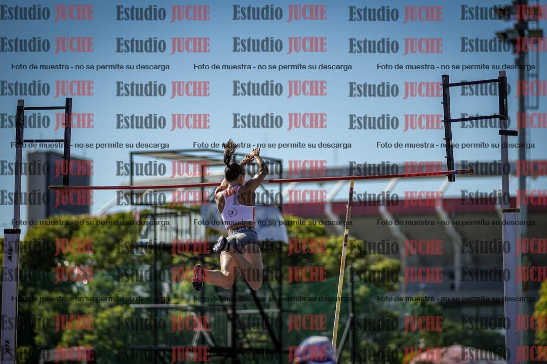 Fotos del salto con garrocha de mujeres y varones