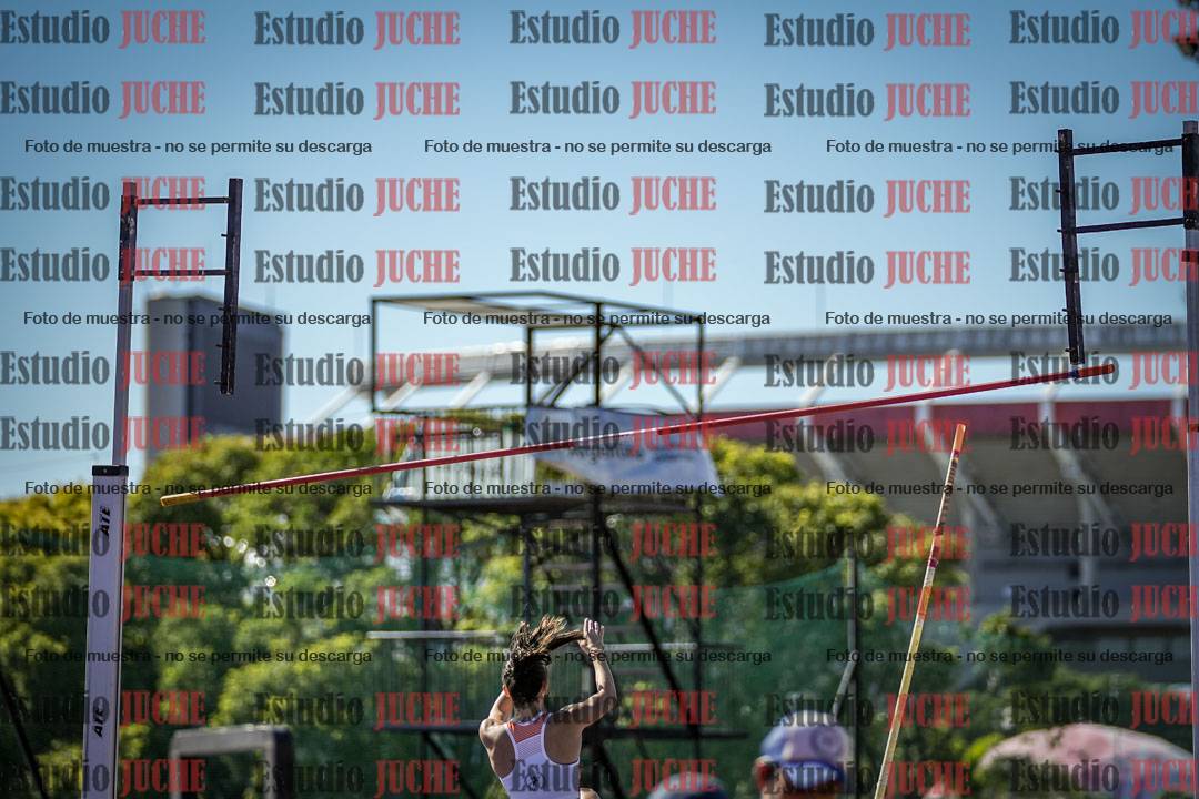 Fotos del salto con garrocha de mujeres y varones