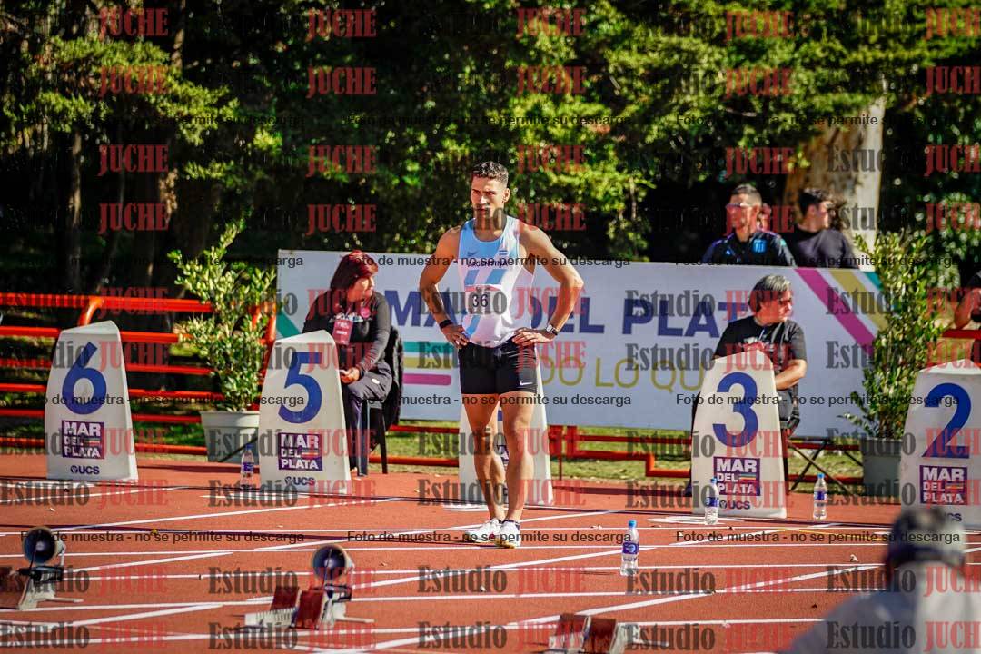 Fotos de los 100 m de varones
