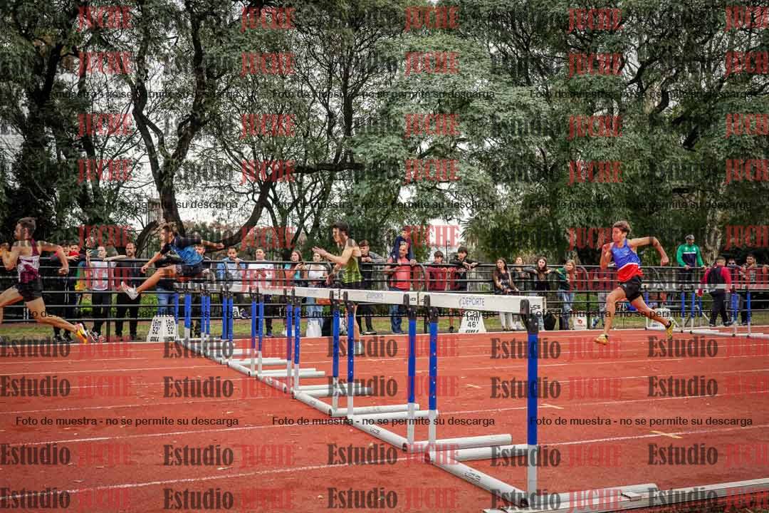 Fotos de los 110 m con vallas de varones