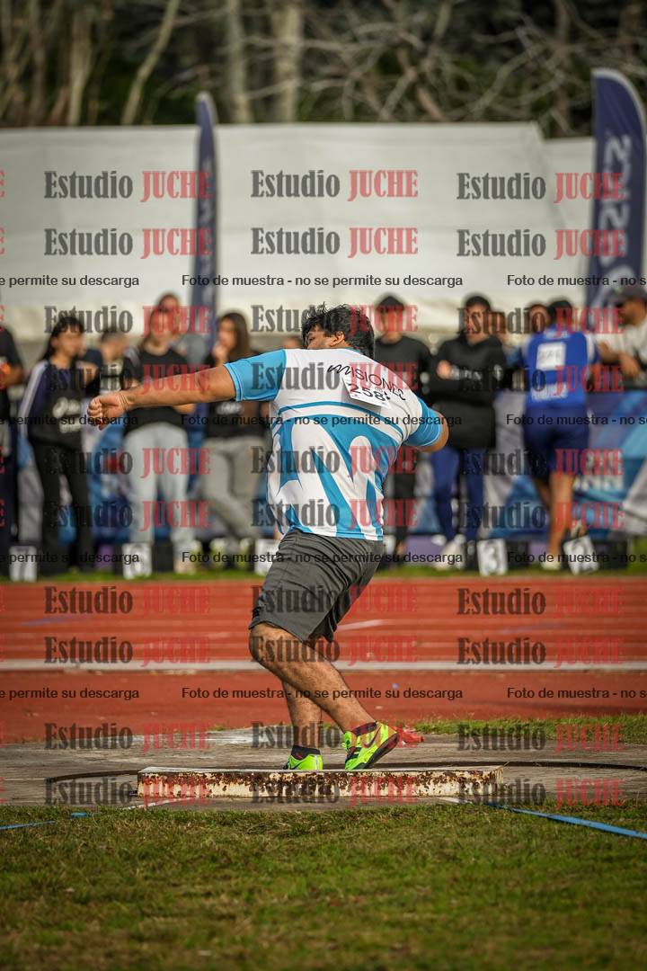 Fotos del lanzamiento de bala de varones