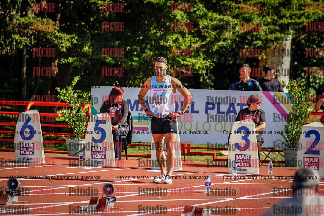 Fotos de los 100 m de varones