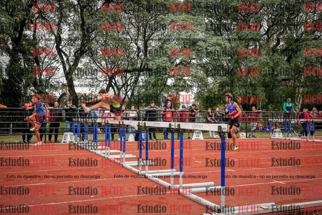 Fotos de los 110 m con vallas de varones