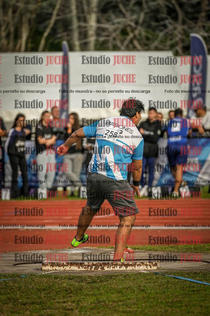 Fotos del lanzamiento de bala de varones