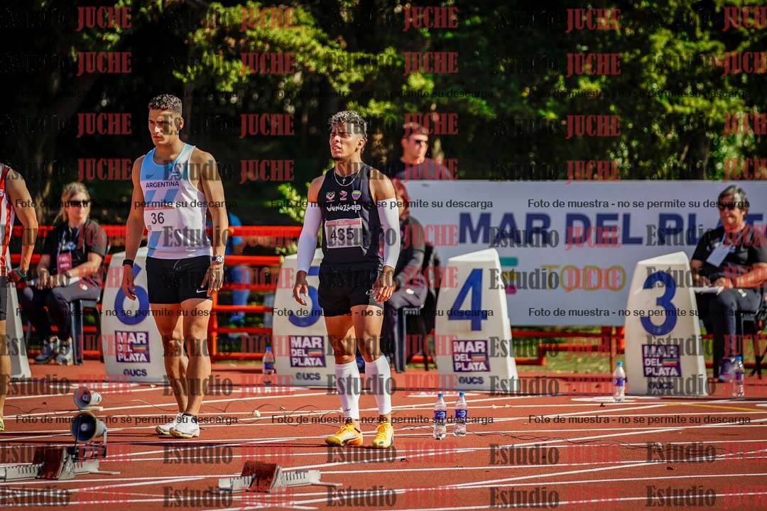 Fotos de los 100 m de varones