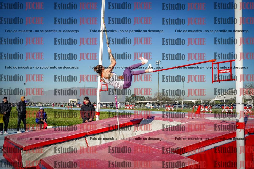 Fotos del salto con garrocha de mujeres y varones