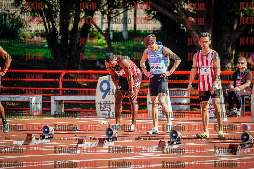 Fotos de los 100 m de varones