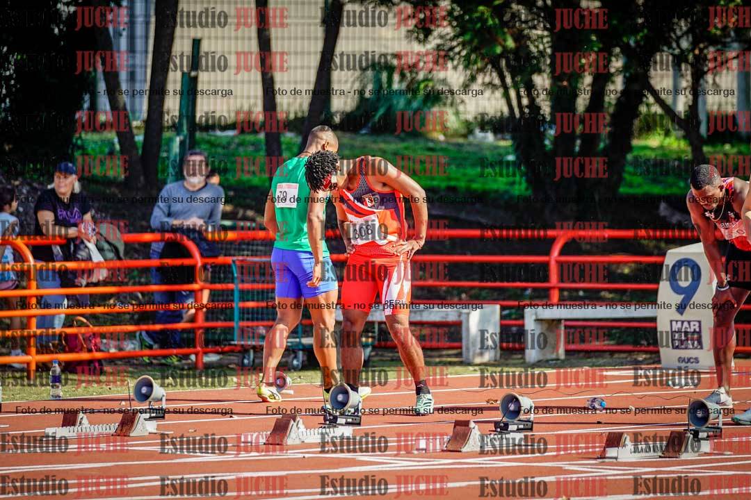 Fotos de los 100 m de varones