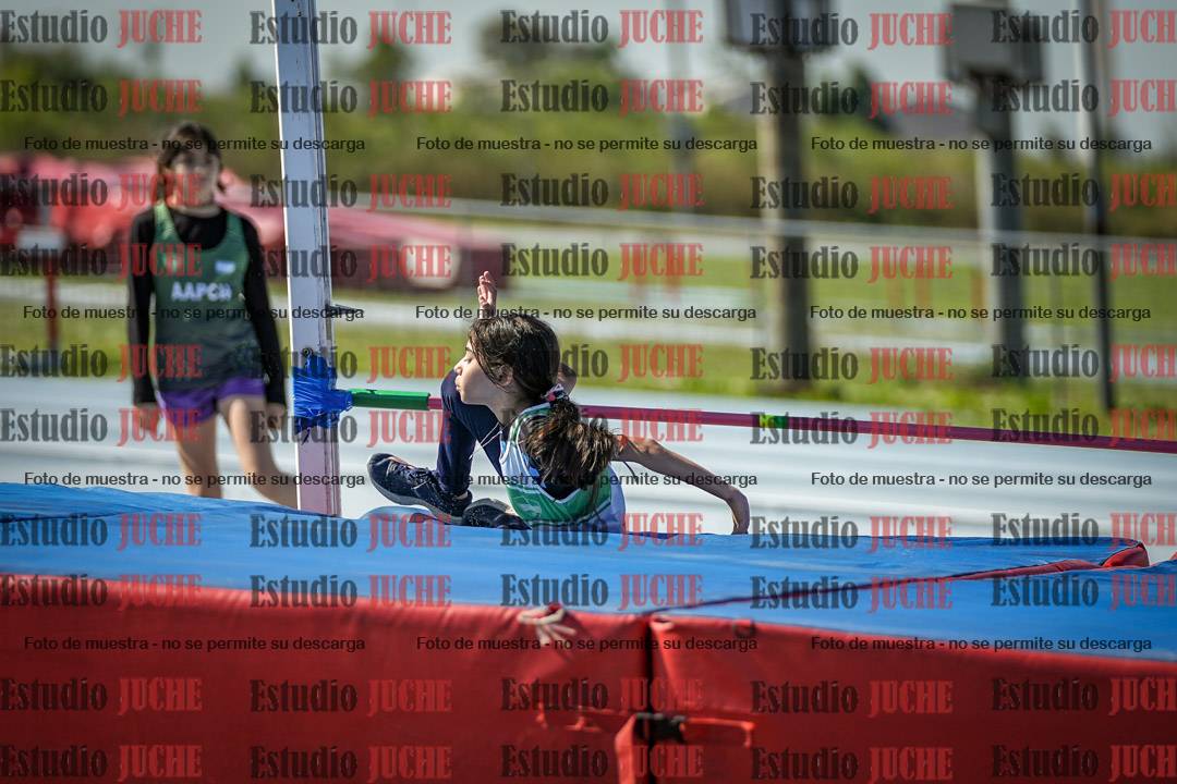 Fotos del salto en alto de mujeres - U12