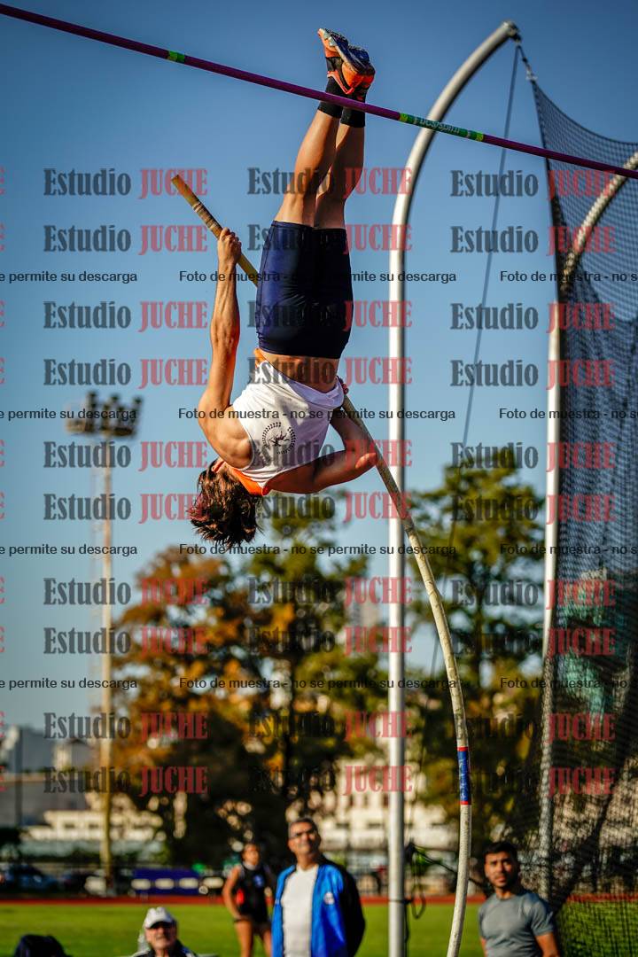 Fotos del salto con garrocha de mujeres y varones