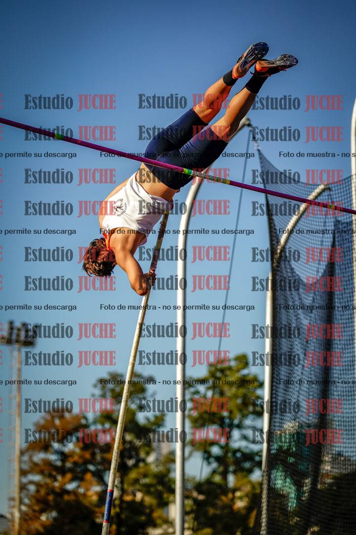 Fotos del salto con garrocha de mujeres y varones