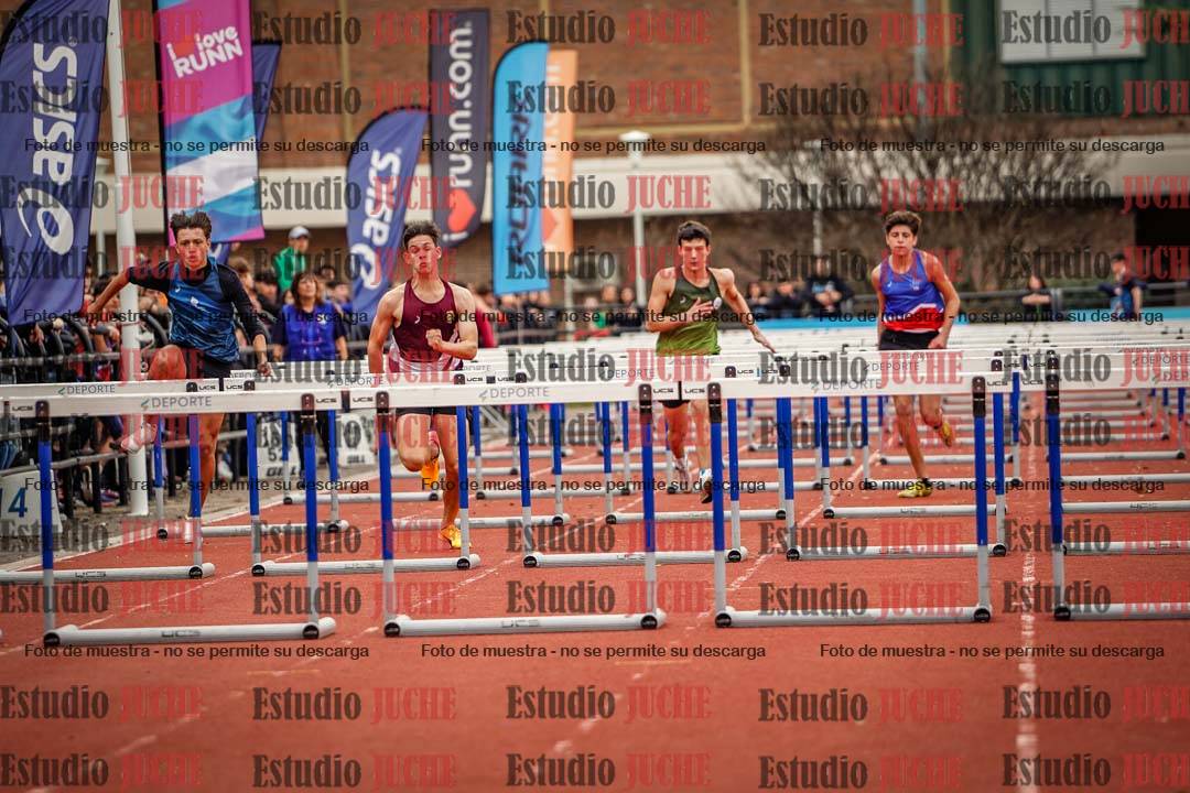 Fotos de los 110 m con vallas de varones