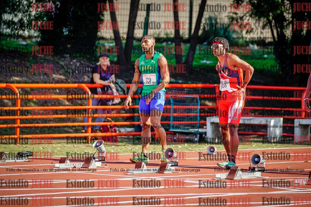Fotos de los 100 m de varones