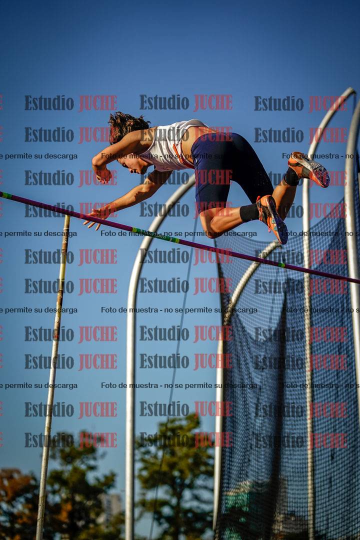 Fotos del salto con garrocha de mujeres y varones
