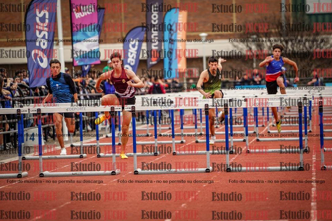 Fotos de los 110 m con vallas de varones