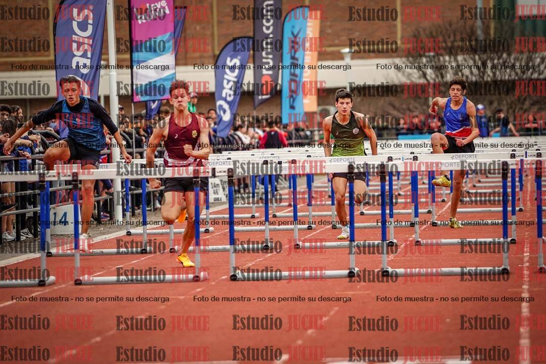 Fotos de los 110 m con vallas de varones