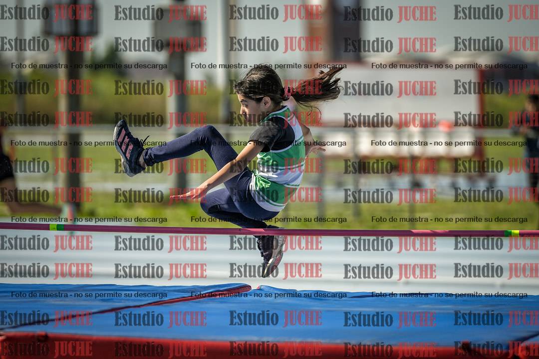 Fotos del salto en alto de mujeres - U12