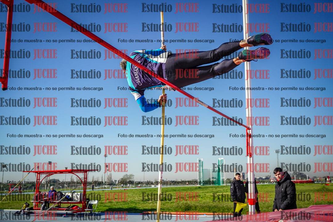 Fotos del salto con garrocha de mujeres y varones