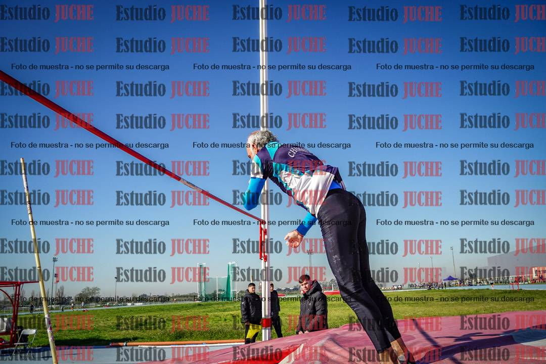 Fotos del salto con garrocha de mujeres y varones