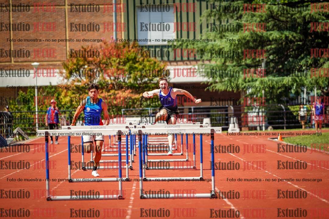 Fotos de los 110 m con vallas de varones