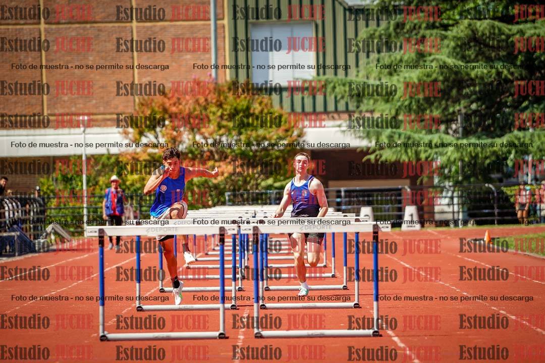 Fotos de los 110 m con vallas de varones