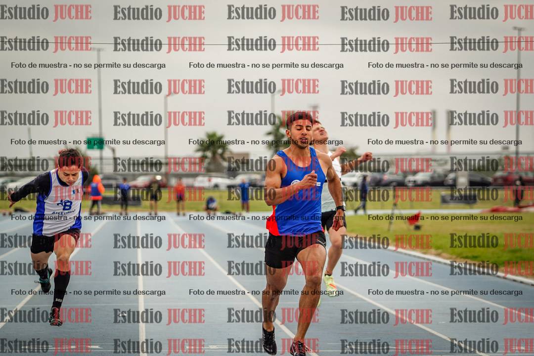 Fotos de los 100 m llanos de varones