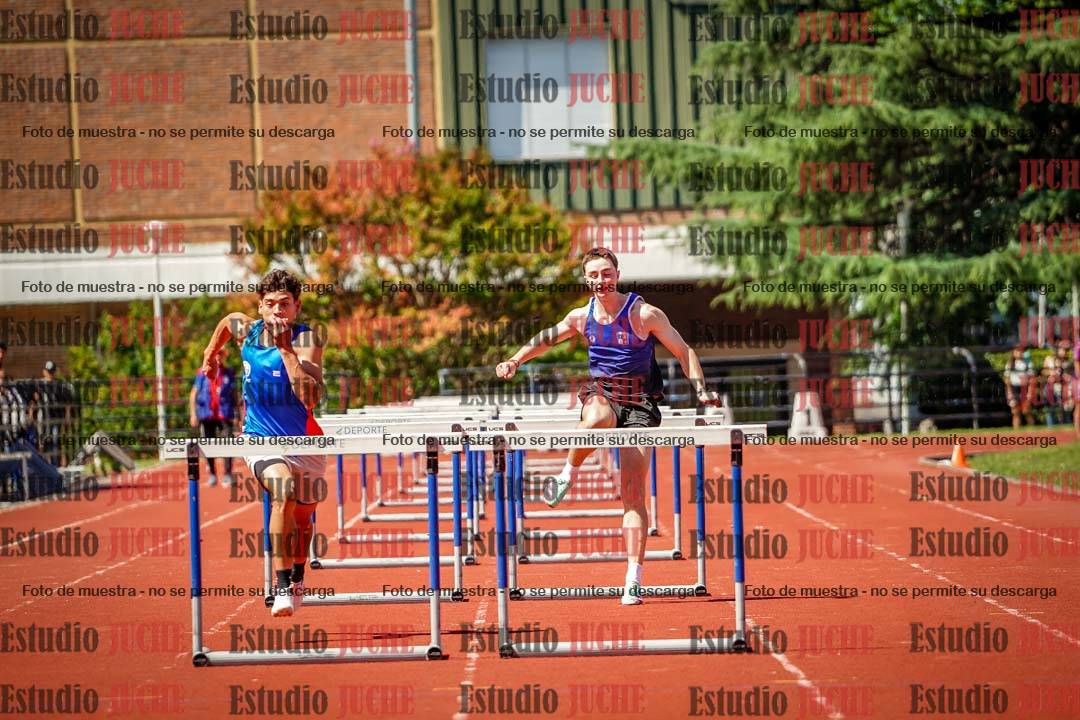 Fotos de los 110 m con vallas de varones