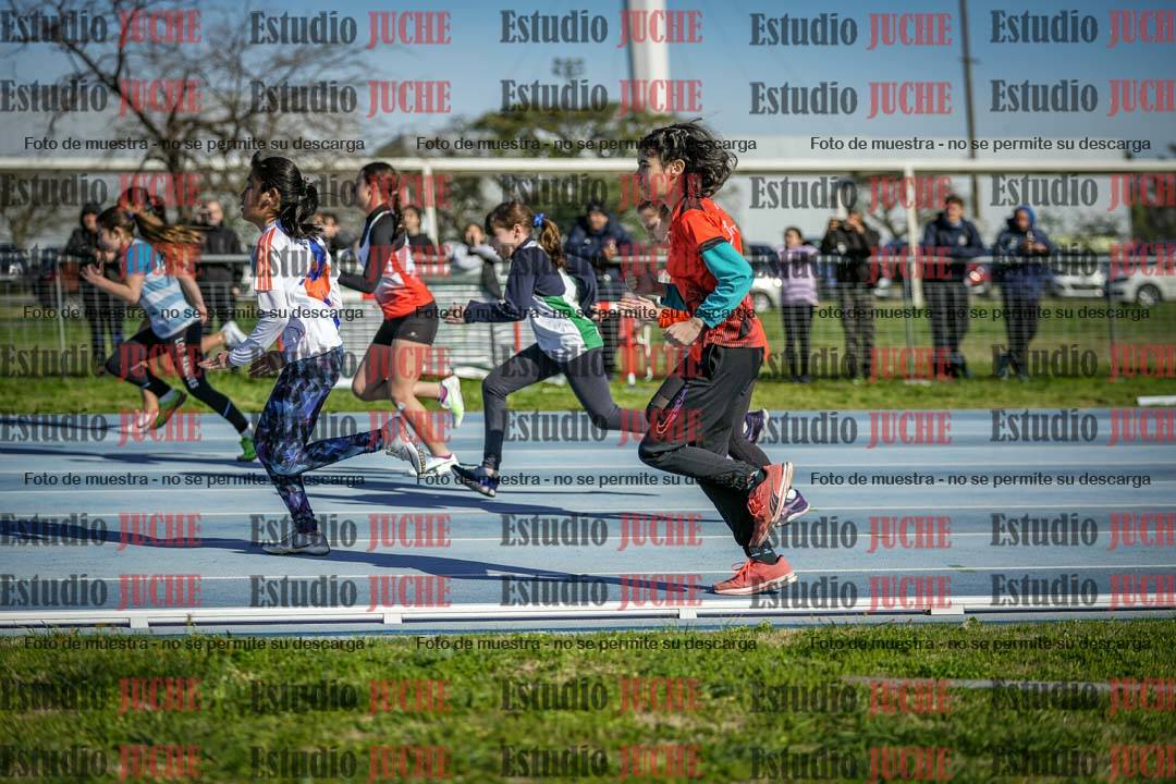 Fotos de los 80 m llanos de mujeres - U14